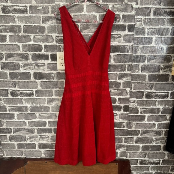 Missoni plunge neckline mini dress red - Picture 1 of 12